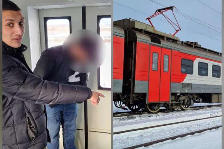 Пассажир электрички жестоко избил юношу в тамбуре на станции Барабинск