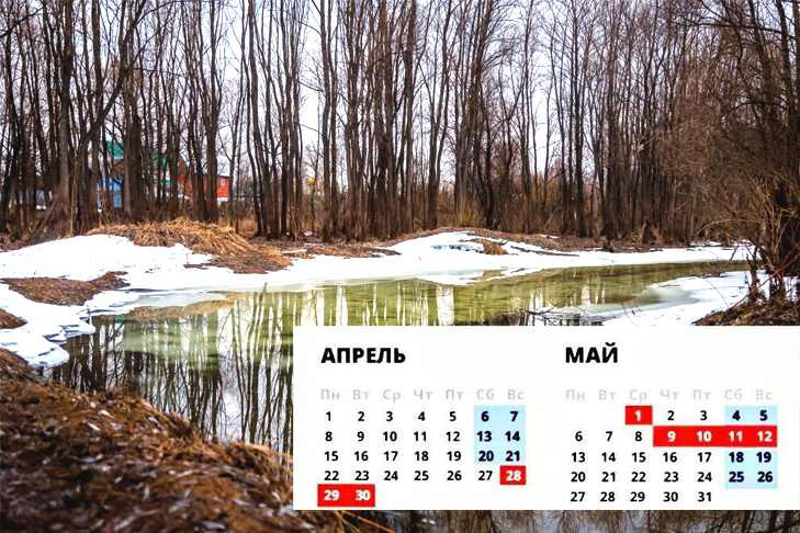 Майские праздники-2024: названо точное число выходных дней в мае и апреле