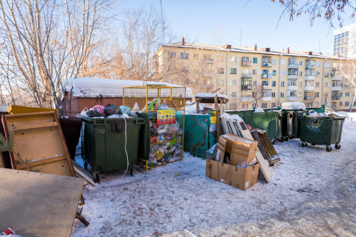 Пени за неоплату счетов на вывоз мусора не будут брать с новосибирцев до конца марта