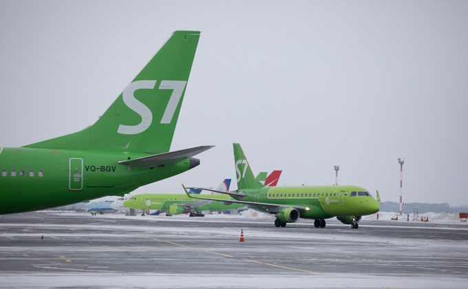 Авиакомпанию  S7 оштрафовали за отказ взять на борт пять пассажиров
