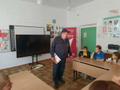 Школьники Убинского округа поговорили о пожарной безопасности