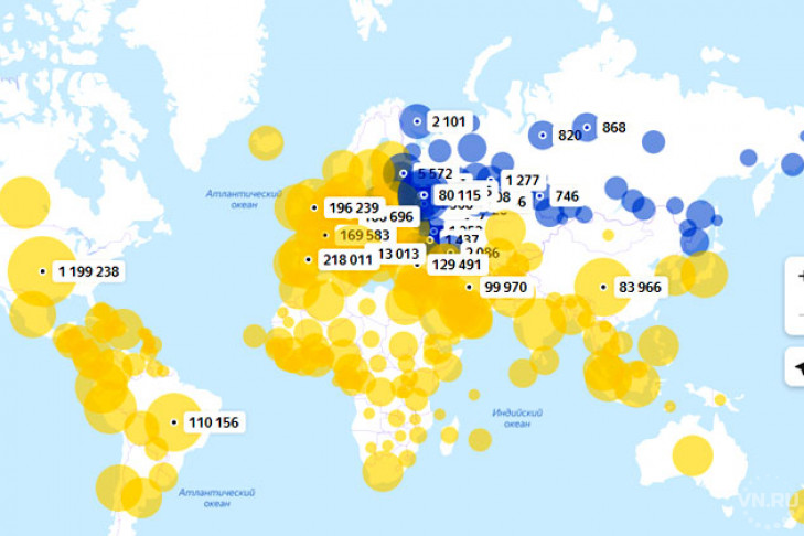 Карта коронавируса 6 мая: новая статистика заболевших в России