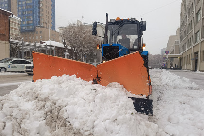 В Новосибирске увеличено число площадок для складирования снега