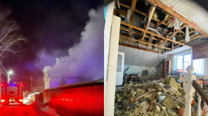 «Сгорела крыша и мебель второго этажа»: семья восстанавливает дом после страшного пожара