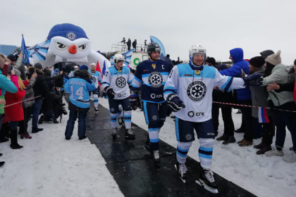 ХК «Сибирь» приехал в Маслянино сразиться с местными хоккеистами