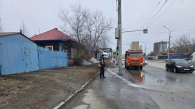 В Новосибирске за сутки помыли более 1300 км дорог и тротуаров