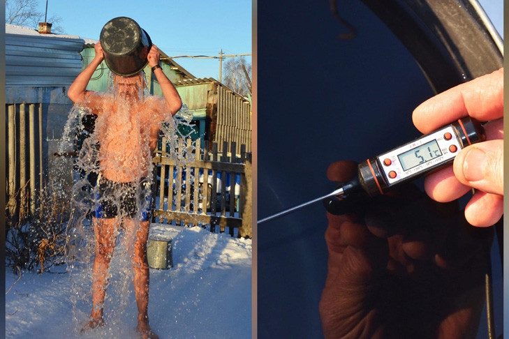 Босоногий пенсионер шокирует по утрам односельчан под Новосибирском