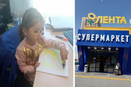 Трехлетнюю девочку без родителей нашли возле «Ленты» в Новосибирске