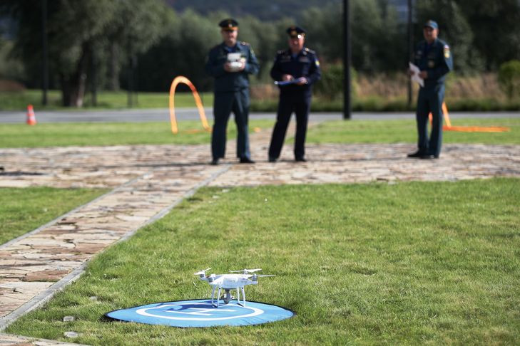 В Новосибирске прошли первые межведомственные соревнования дронов