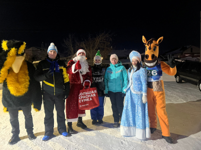 В Убинском состоялся новогодний заезд