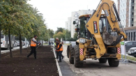 В Новосибирске благоустраивают территории в Калининском районе