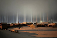 Свидетелями редкого природного явление стали жители Чистоозерного