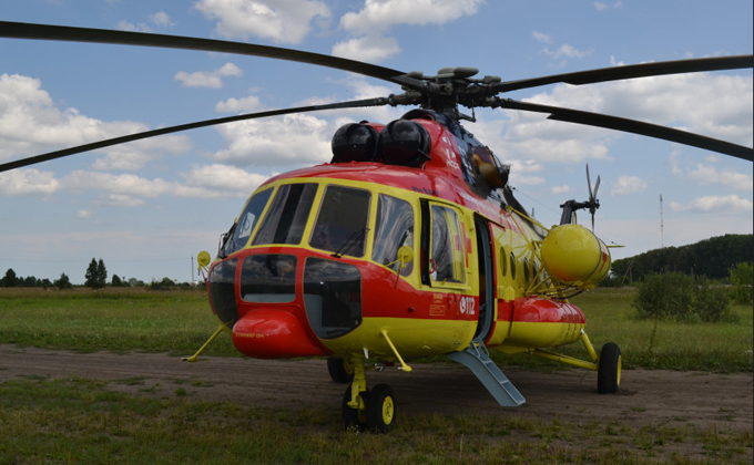 Вертолет санавиации приступил к работе в рамках нацпроекта «Здравоохранение»