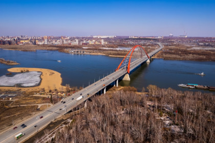 Бугринский мост оснастят подсветкой и сигнальными огнями для судов и самолетов