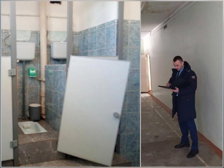 Сибирячка устроила скандал из-за двери туалета в школе №60 города Обь
