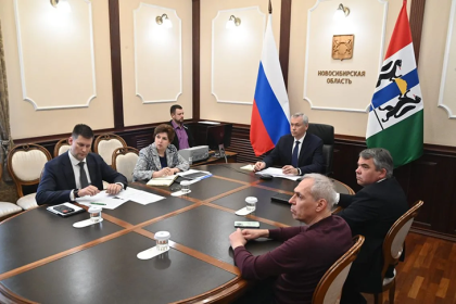 Андрей Травников доложил вице-премьеру Чернышенко о степени готовности кампуса НГУ