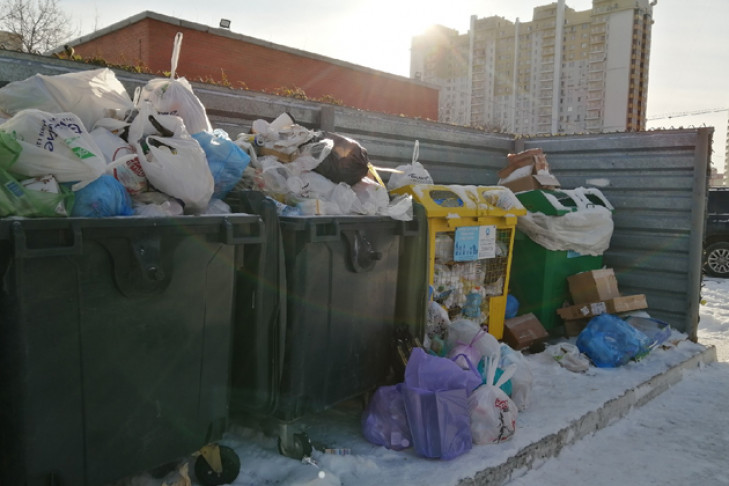 Контейнеров для раздельного сбора мусора не хватает в Новосибирске