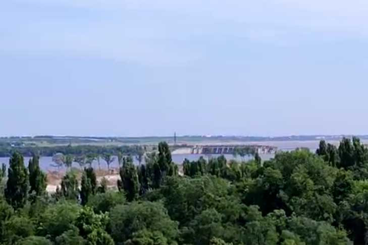 Новое видео с разрушенной Каховской ГЭС показал депутат Антонов