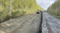 В Новосибирской области продолжается ремонт дороги Мошково-Белоярка