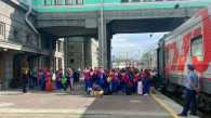 «Поезд героев» отправился в путь из Новосибирска