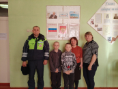 Встреча школьников с инспектором ДПС прошла в Коб-Кордоне