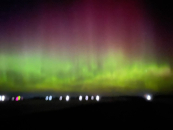 Северное сияние вновь увидели жители Новосибирской области