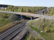 В Новосибирской области реконструируют путепровод через железную дорогу