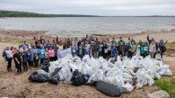 Более 150 волонтёров очистили берег Новосибирского водохранилища от мусора