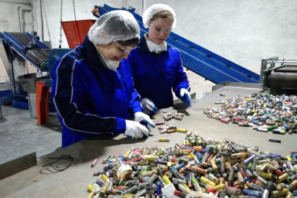 Завод по переработке батареек открыли в Новосибирске