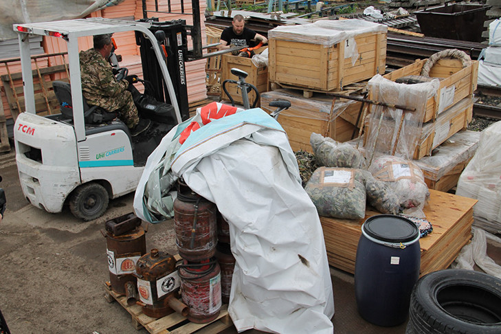 Из НСО отправили помощь бойцам Днепровской речной флотилии