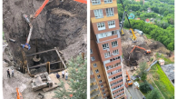 Работы на улице Горской в Новосибирске продолжают