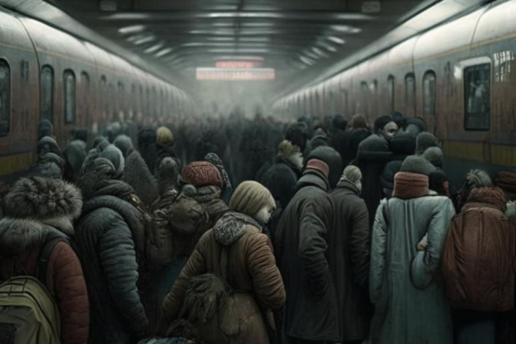 Нейросеть показала станции метро Новосибирска в 2070 году