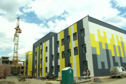 Новое здание гимназии №3 в Академгородке строят с опережением графика