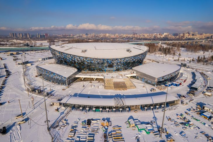 Торги на клининг новой ледовой арены Новосибирска решено возобновить