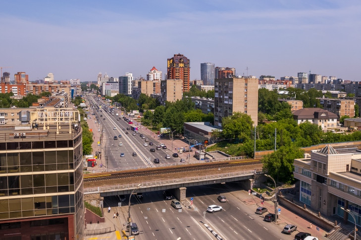 Разворот запретят на Красном проспекте Новосибирска в районе «Гагаринской»