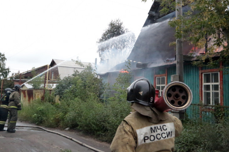 Трое мужчин и мальчик погибли в огне под Новосибирском 