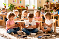 Все больше ребятишек приходят в детсады Новосибирска со смартфонами