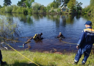 Подъём затонувших предметов отработали водолазы в Новосибирской области