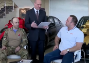 Ключи от новых автомобилей получили два кавалера ордена Мужества в Новосибирской области