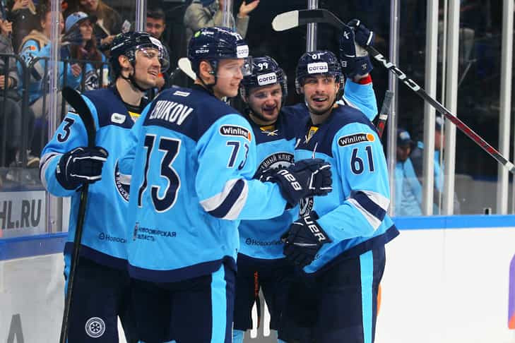 ХК «Сибирь» одержал самую крупную победу в сезоне после отставки Немировски