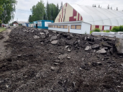 В Северном начаты работы по обновлению рыночной площади