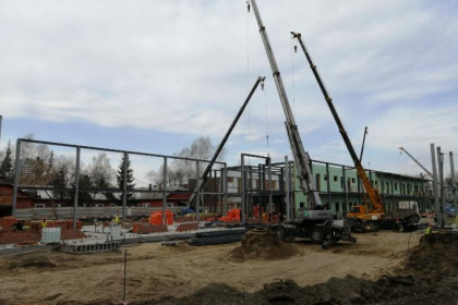 «Темп бешеный» - как строят военный госпиталь в Новосибирске