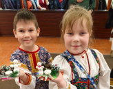 На мастер-классах в Бердске дети изготовили веселого снеговика и Рождественского ангела