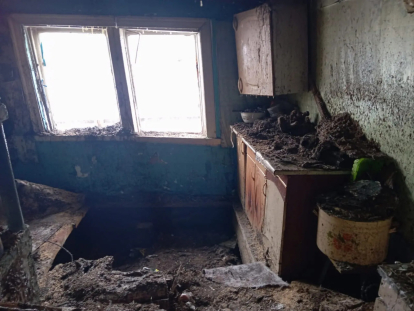 Пожар в частном доме произошел в Верх-Красноярке