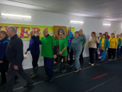 В Здвинске проходит зимняя спартакиада среди пенсионеров района