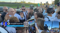 Владимир Путин остановил кортеж на улице Новосибирска