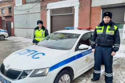 Сотрудники ГИБДД в Новосибирске помогли родиться девочке по имени Василиса