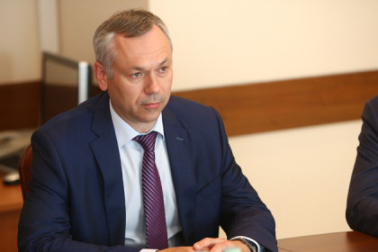 Андрей Травников обсудил в Москве берегоукрепление обского водохранилища
