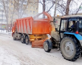 Новый рекорд по вывозу снега с улиц установили в городе Обь