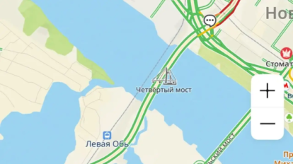 Четвёртый мост загорелся зелёным на карте 2ГИС
